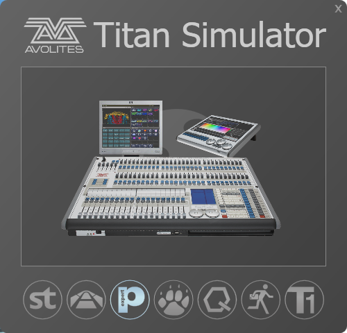 Titan系列控台模拟器类型的选择！