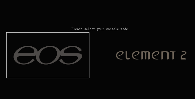 EOS模拟器切换控台类型的方法。